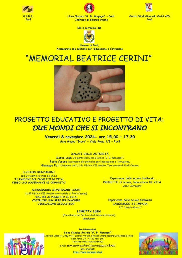 Locandina Memorial Beatrice Cerini 2024